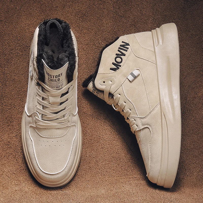 CYYTL Fashion Men Winter Comfortable Sneakers Outdoor Fur Lined Warm Snow Leather Shoes High Top Casual Botas Basket Homme
CYYTL Fashion Men Winter Comfortable Sneakers Outdoor Fur Lined Warm Snow Leather Shoes High Top Casual Botas Basket Homme