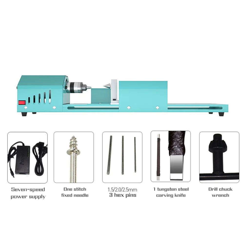 Wood Working Turning Lathe Multifunction Infinitely Variable Speed Cutting Grinding Drilling Tools Small Size Home Household
Wood Working Turning Lathe Multifunction Infinitely Variable Speed Cutting Grinding Drilling Tools Small Size Home Household
