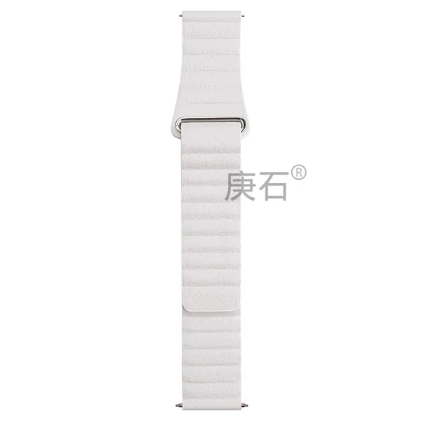 Gengshi Leather loop watchband strap for samsung galaxy watch3 41 45 watch42 46mm active active2 gear sport S3 | Наручные часы