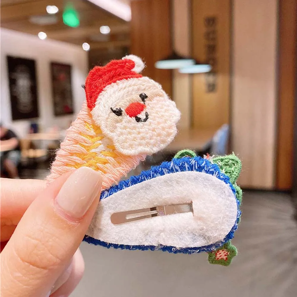 Baby Hair Accessories Knitted BB Clip Girls Hairpin Headdress Korean Princess Christmas Children's Hair Clip
Baby Hair Accessories Knitted BB Clip Girls Hairpin Headdress Korean Princess Christmas Children's Hair Clip