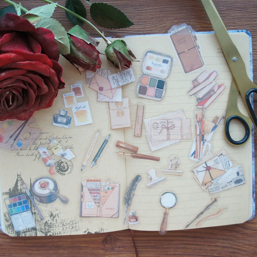 38pcs Painters Who Paint Everywhere Sticker Scrapbooking DIY Gift Packing Label Gift Decor Tag
38pcs Painters Who Paint Everywhere Sticker Scrapbooking DIY Gift Packing Label Gift Decor Tag