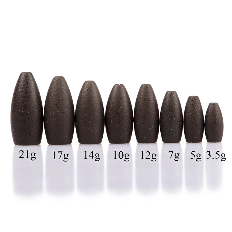 3.5/5/7/10/12/14/17/21g Fishing Sinker Lure Tungsten Bullet Flipping Weight Worm Weight Fishing Accessories
3.5/5/7/10/12/14/17/21g Fishing Sinker Lure Tungsten Bullet Flipping Weight Worm Weight Fishing Accessories