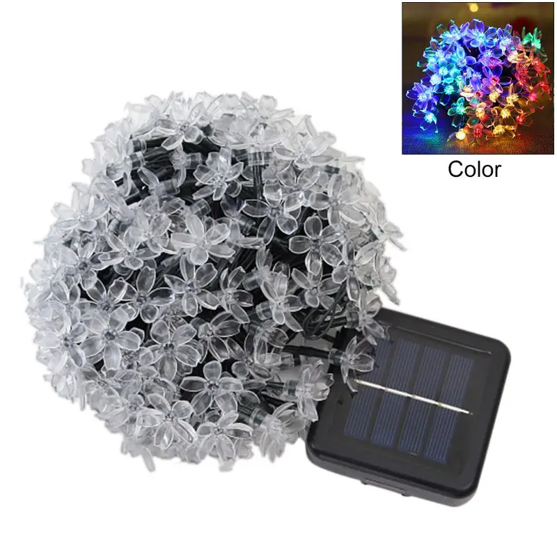 7M 50 LED Solar Strings Fairy Flower Blossom Lighting Lamp Romantic Party Lights
7M 50 LED Solar Strings Fairy Flower Blossom Lighting Lamp Romantic Party Lights