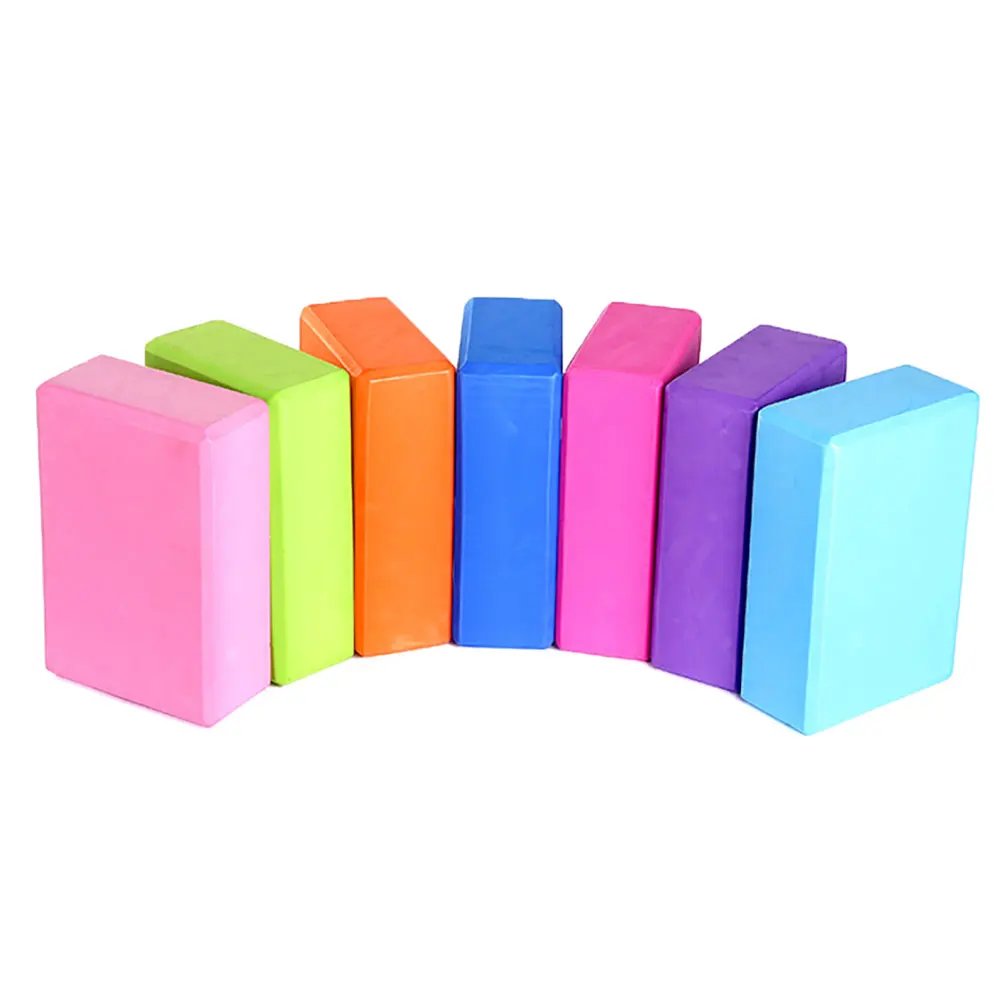 Non-Slip Gym Fitness EVA Yoga Block Colorful Foam Block Brick for Cross-fit Exercise Workout Training Bodybuilding Equipment 
Non-Slip Gym Fitness EVA Yoga Block Colorful Foam Block Brick for Cross-fit Exercise Workout Training Bodybuilding Equipment