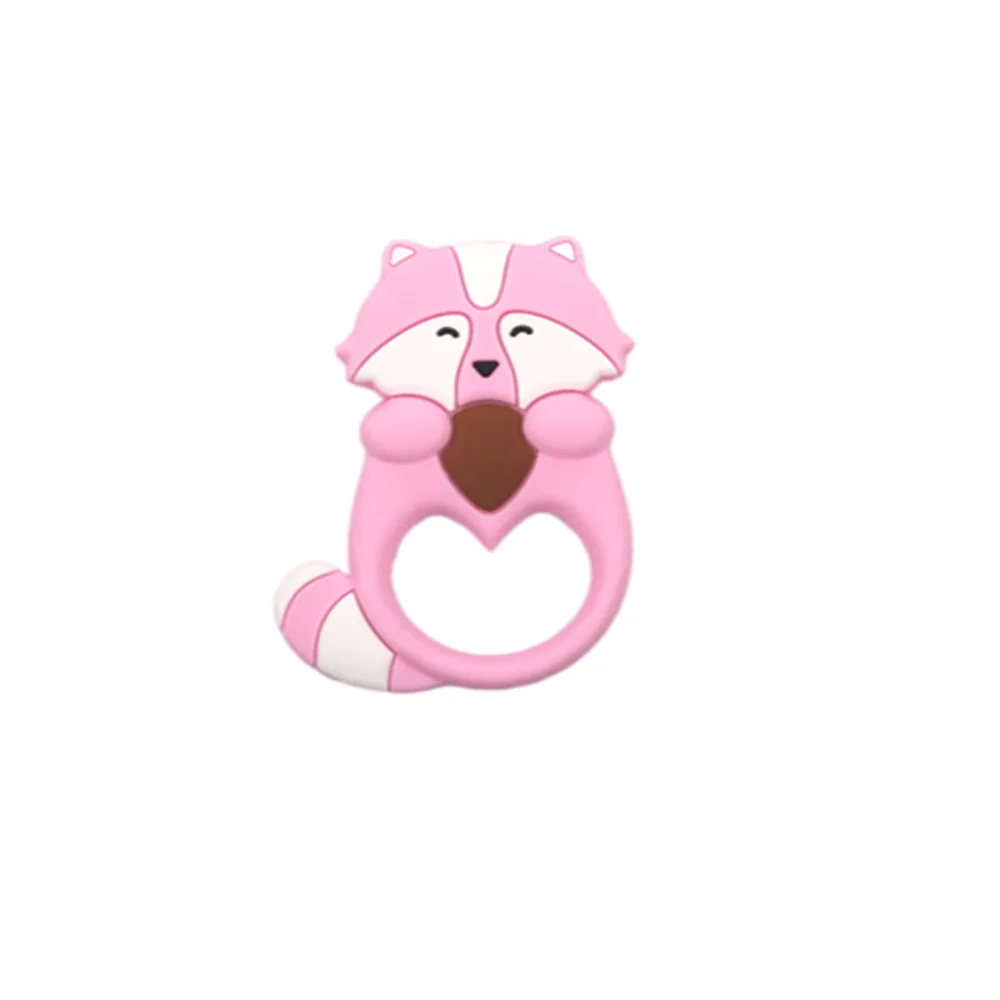 Food Grade Silicone Teether Baby Silicone DIY Pacifier Chain Teething Necklace Shower Gifts Cartoon Animals Teether Toy
Food Grade Silicone Teether Baby Silicone DIY Pacifier Chain Teething Necklace Shower Gifts Cartoon Animals Teether Toy