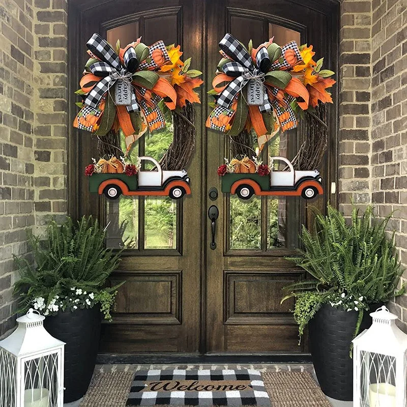 Halloween Atmosphere Wreath Door Hanging Decoration Sale Farm Pumpkin Car Garland Door Props Decoration
Halloween Atmosphere Wreath Door Hanging Decoration Sale Farm Pumpkin Car Garland Door Props Decoration