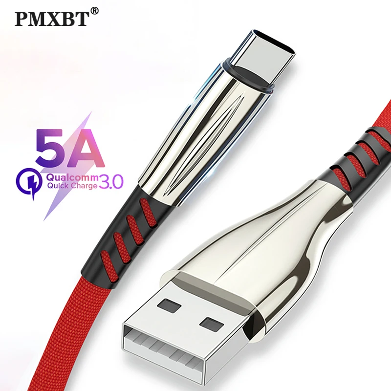 5A Fast Charging USB Cable Charger 1M Micro USB Type C Data Cable for iphone 11 Samsung S20 Huawei P40 Xiaomi Mobile Phone Cable
5A Fast Charging USB Cable Charger 1M Micro USB Type C Data Cable for iphone 11 Samsung S20 Huawei P40 Xiaomi Mobile Phone Cable