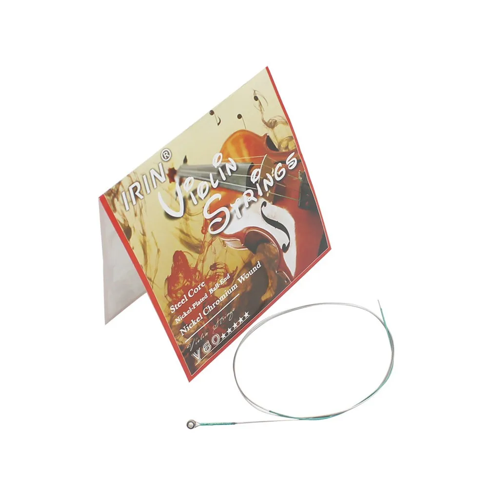 4Pcs/Set Violin Strings Solid Steel Core Replacement Wire Size 3/4 & 4/4 A/E/D/G V60 IRIN Full Size Fiddle String Accessories
4Pcs/Set Violin Strings Solid Steel Core Replacement Wire Size 3/4 & 4/4 A/E/D/G V60 IRIN Full Size Fiddle String Accessories