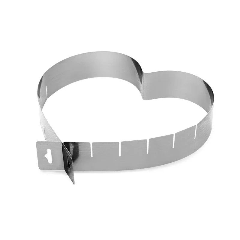 Retractable Stainless Steel Heart Shape Cake Mold Pastry Mould Adjustable 6-10 Inch DIY Kitchen Baking Tools
Retractable Stainless Steel Heart Shape Cake Mold Pastry Mould Adjustable 6-10 Inch DIY Kitchen Baking Tools