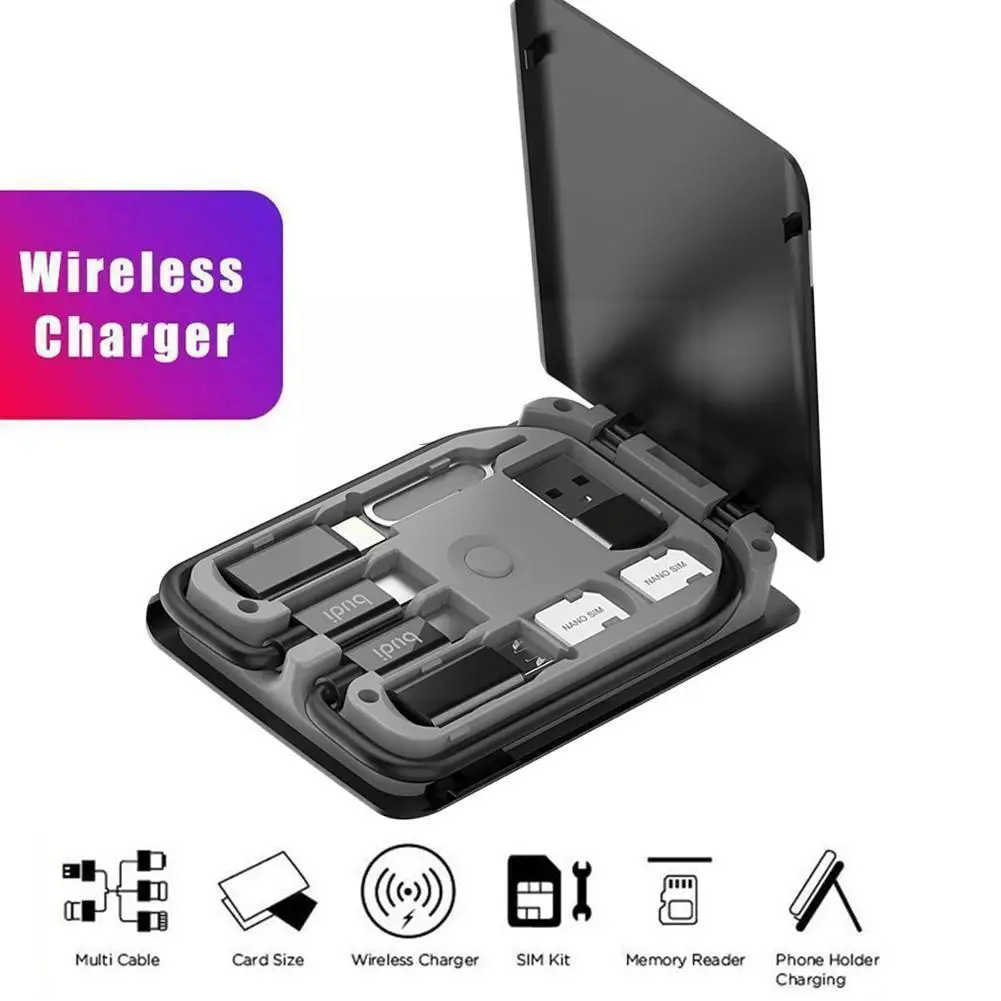 15w Multi-function Universal Adaptor Card Storage Charging Wireless Function Universal Box Adaptor Multi X8u8
15w Multi-function Universal Adaptor Card Storage Charging Wireless Function Universal Box Adaptor Multi X8u8