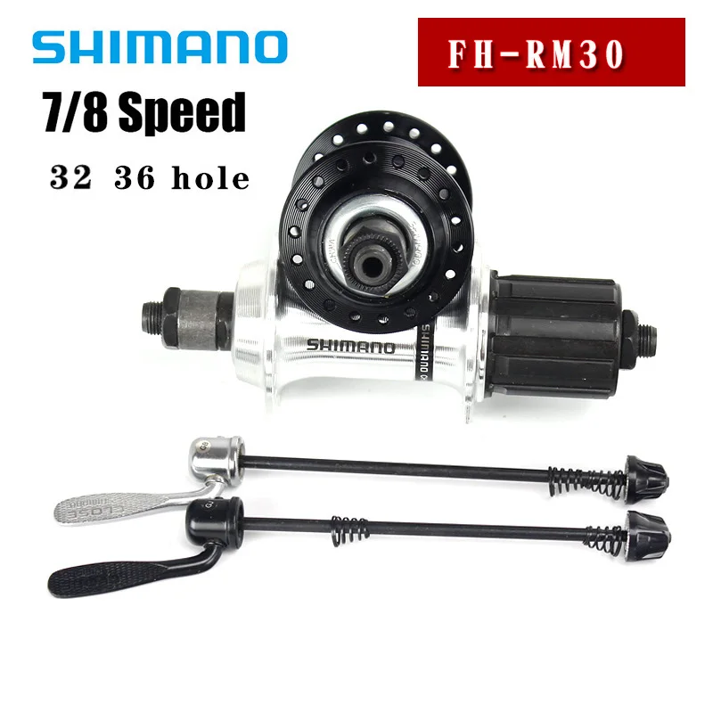 Ступица задняя велосипедная Shimano FH RM30 7/8 скоростей, 32/36 отверстий, алюминиевый сплав, тормозная кассета, Аксессуары для велосипеда
Ступица задняя велосипедная Shimano FH RM30 7/8 скоростей, 32/36 отверстий, алюминиевый сплав, тормозная кассета, Аксессуары для велосипеда