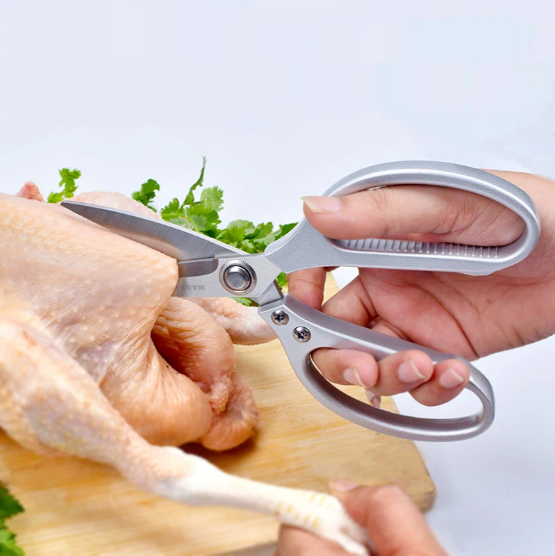 Multifunctional kitchen scissors stainless steel home kitchen gardening strong scissors chicken bone scissors professional sharp
Multifunctional kitchen scissors stainless steel home kitchen gardening strong scissors chicken bone scissors professional sharp