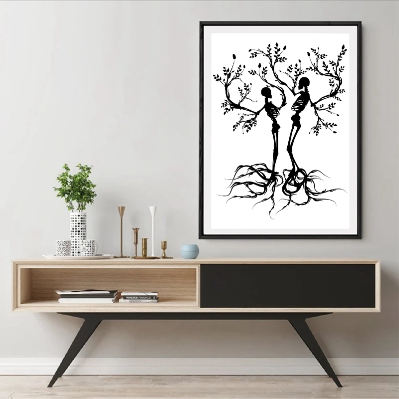 The Tree of Life Growing Prints Nordic Poster Modern Minimalism Canvas Painting Black and White Picture Living Room Home Decor
The Tree of Life Growing Prints Nordic Poster Modern Minimalism Canvas Painting Black and White Picture Living Room Home Decor