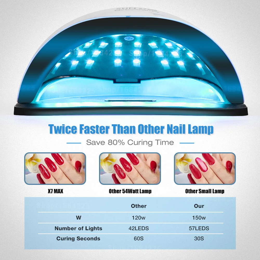 SUNX7 Lamp Nail Dryer UV LED Nail Lamp For Curing All Gel Nail Polish Portable Design Auto Timer Sensing Nail Dryer Machine
SUNX7 Lamp Nail Dryer UV LED Nail Lamp For Curing All Gel Nail Polish Portable Design Auto Timer Sensing Nail Dryer Machine