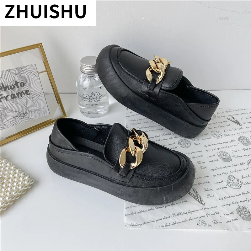 Women Loafers Shoes 2021 Summer Fashion Modis Round Toe Casual Female Sneakers Metal Chain Slip-on Flats Casual Women's Shoes
Women Loafers Shoes 2021 Summer Fashion Modis Round Toe Casual Female Sneakers Metal Chain Slip-on Flats Casual Women's Shoes