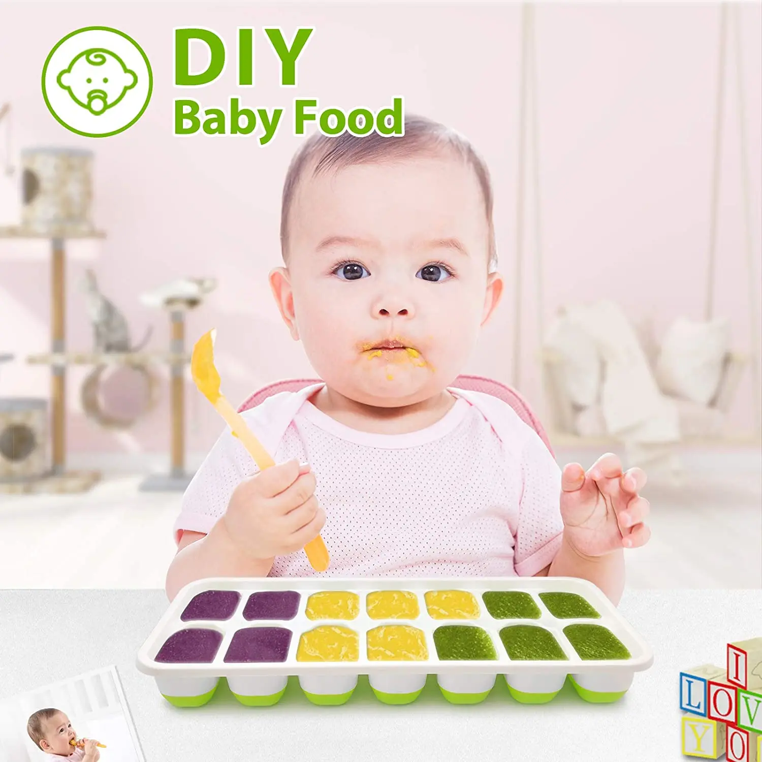 2021 NEW Ice tray 4 pack, easy release silicone tape, anti overflow, removable cover, stackable ice tray, with cover resin mould 
2021 NEW Ice tray 4 pack, easy release silicone tape, anti overflow, removable cover, stackable ice tray, with cover resin mould