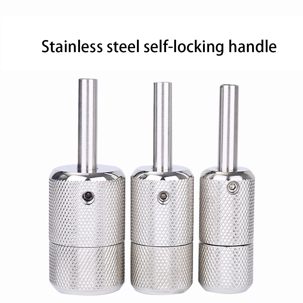 22/25/30mm Tattoo Grip Self-Locking Stainless Steel Tattoo Machine Grip Tattoo Machine Gun Handle Accessory Body Art Tattoo Tool
22/25/30mm Tattoo Grip Self-Locking Stainless Steel Tattoo Machine Grip Tattoo Machine Gun Handle Accessory Body Art Tattoo Tool