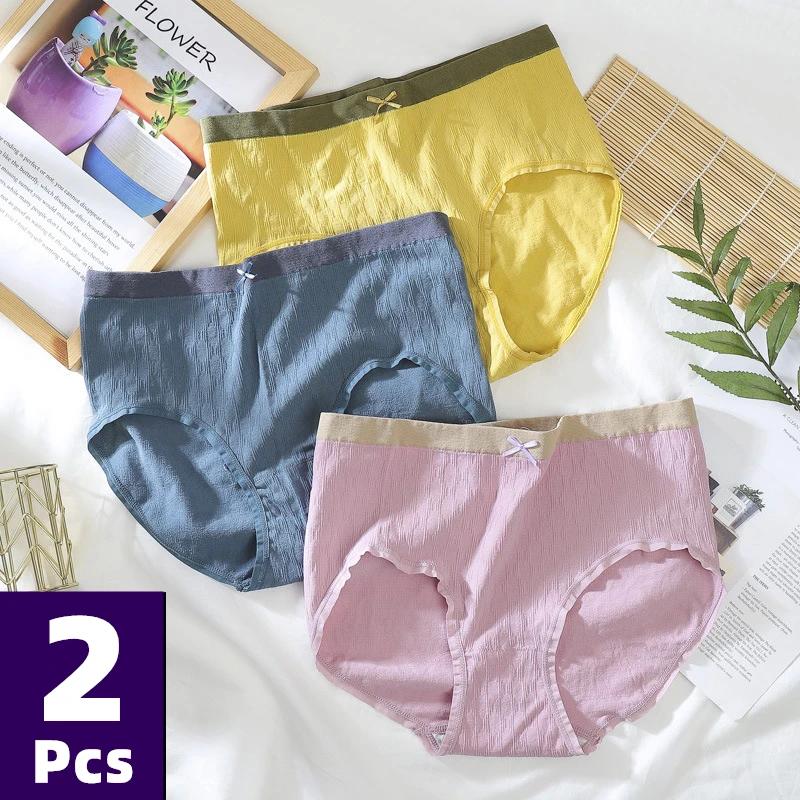 2 Pcs Super Elasticity Women's Briefs Comfortable Cotton Soft Seamless Abdomen Cotton High Waist Underwear Women Sexy Panties
2 Pcs Super Elasticity Women's Briefs Comfortable Cotton Soft Seamless Abdomen Cotton High Waist Underwear Women Sexy Panties