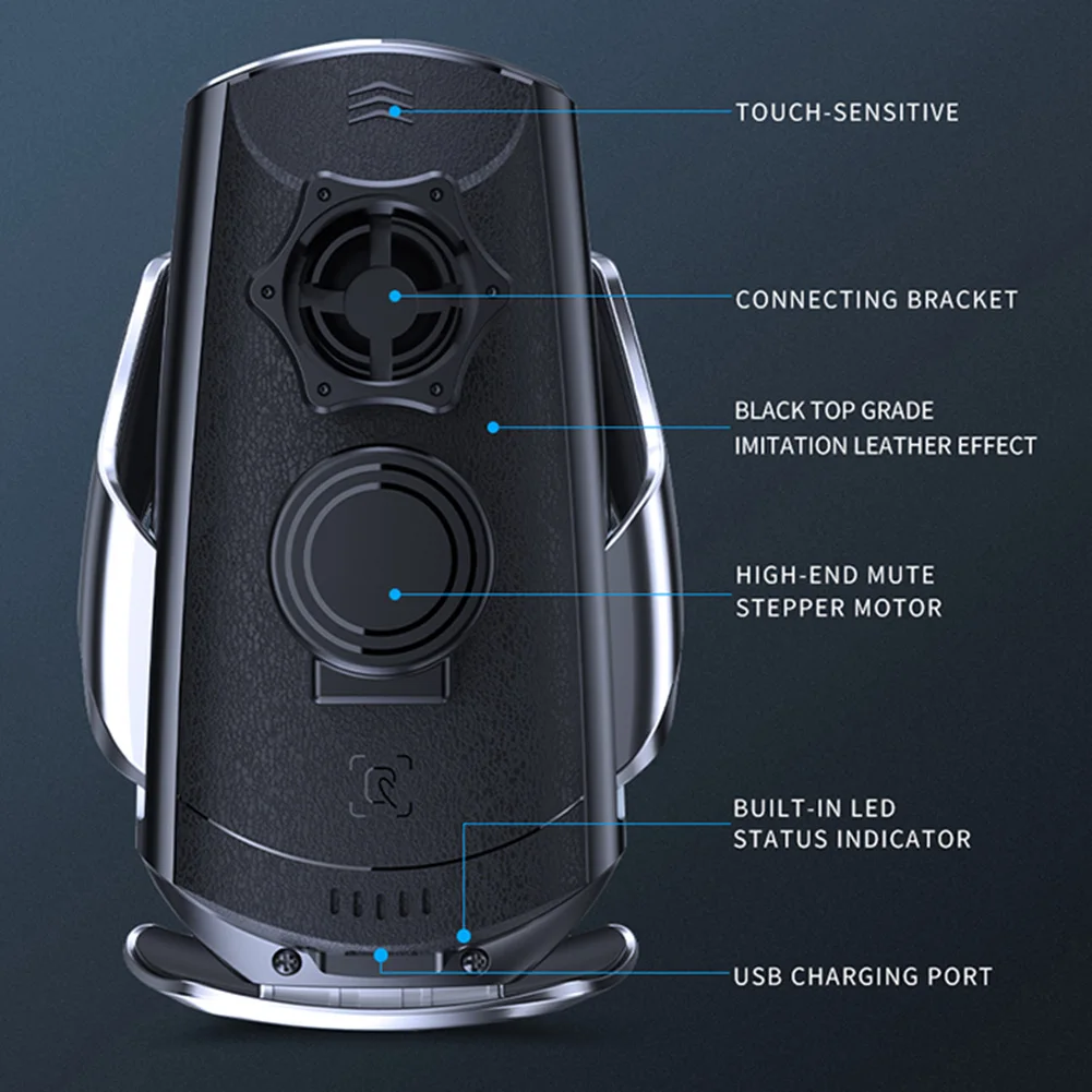 Wireless Car Charger Mount Fast Charging Infrared Induction Car Charger Holder Compatible with Most Smart Phones Fast delivery
Wireless Car Charger Mount Fast Charging Infrared Induction Car Charger Holder Compatible with Most Smart Phones Fast delivery
