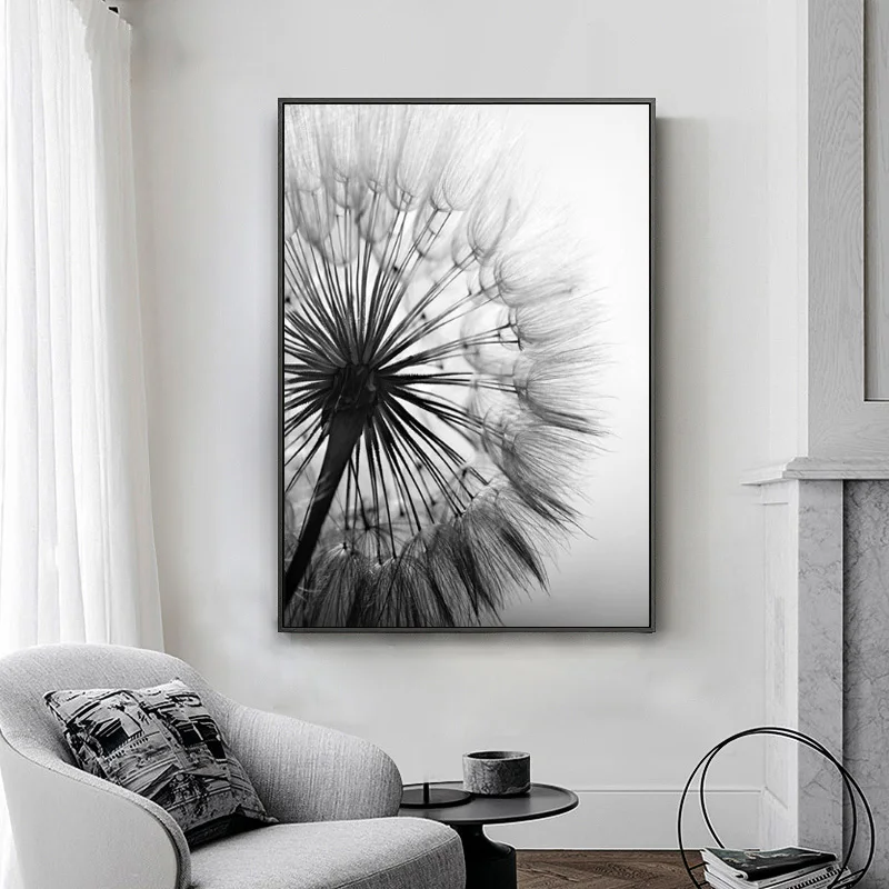 Nordic Dandelion Flower Canvas Painting Black and White Modern Wall Art Pictures Poster Print for Home Decor Living Room Cuadros
Nordic Dandelion Flower Canvas Painting Black and White Modern Wall Art Pictures Poster Print for Home Decor Living Room Cuadros