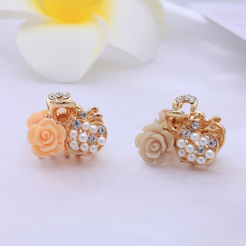 Luxury Mini Pearl Crystal Hair Claw Crabs Clips Small Rhinestone Flower Hairpins Barrettes Women Girls Bridal Hairgrip Headwear
Luxury Mini Pearl Crystal Hair Claw Crabs Clips Small Rhinestone Flower Hairpins Barrettes Women Girls Bridal Hairgrip Headwear