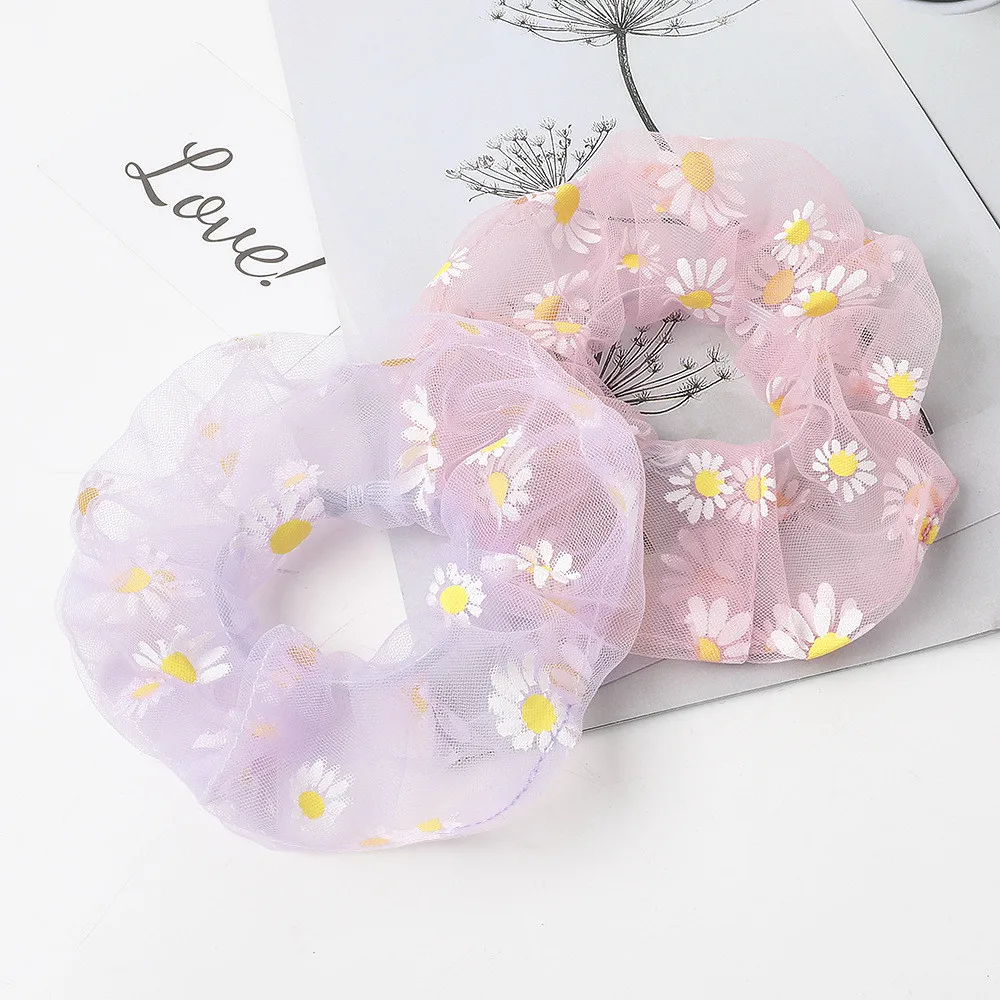 New Fashion Transparent Mesh Yarn Small Chrysanthemum Sweet Small Fresh Large Intestine Ring Women Elastic Hair Bands Headwear
New Fashion Transparent Mesh Yarn Small Chrysanthemum Sweet Small Fresh Large Intestine Ring Women Elastic Hair Bands Headwear