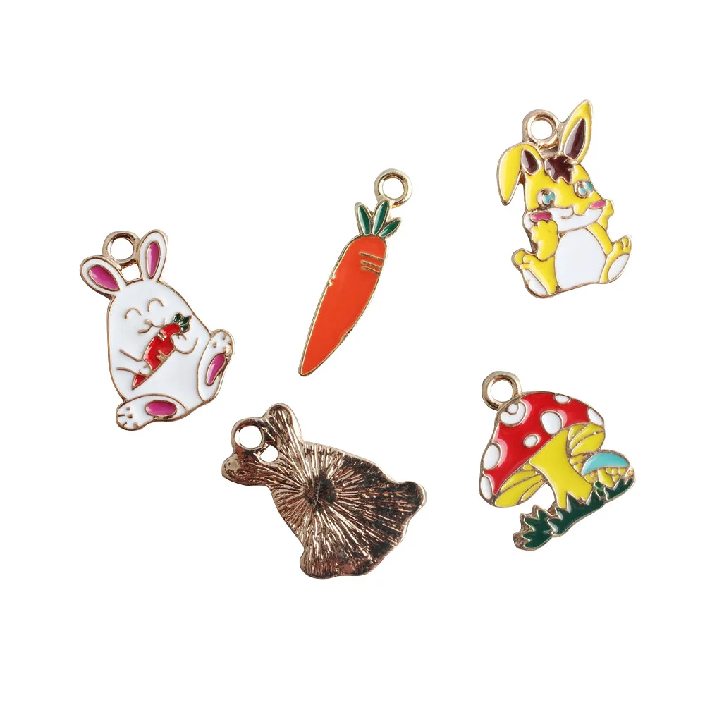 21-28MM 40Pcs Glazing KC Alloy Plants Rabbit Animal Earring Necklace Pendant Jewelry Charms Making Findings Fittings Accessories
21-28MM 40Pcs Glazing KC Alloy Plants Rabbit Animal Earring Necklace Pendant Jewelry Charms Making Findings Fittings Accessories