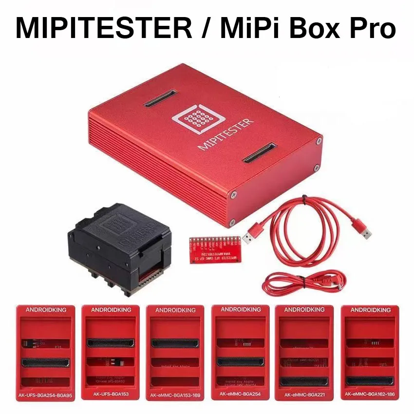 2021 оригинальный MiPi Box Pro высокоскоростной eMMC UFS шрифт программатор розетка