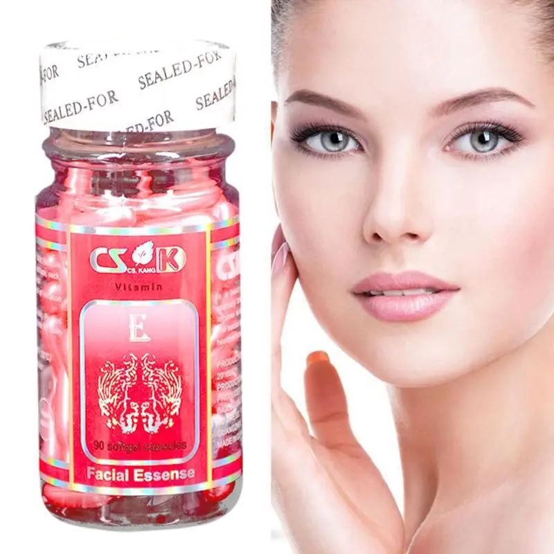 90 Pcs/box Vitamin E Capsules Face Serum Spot Acne Removing Moisturizing Nutrition Whitening Freckle Capsule Face Cream
90 Pcs/box Vitamin E Capsules Face Serum Spot Acne Removing Moisturizing Nutrition Whitening Freckle Capsule Face Cream