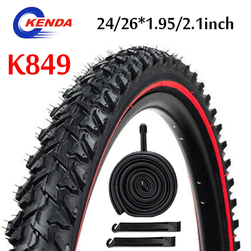 Велосипедная шина KENDA 26 24*1 95 для горного велосипеда 27TPI нескользящая внутренняя