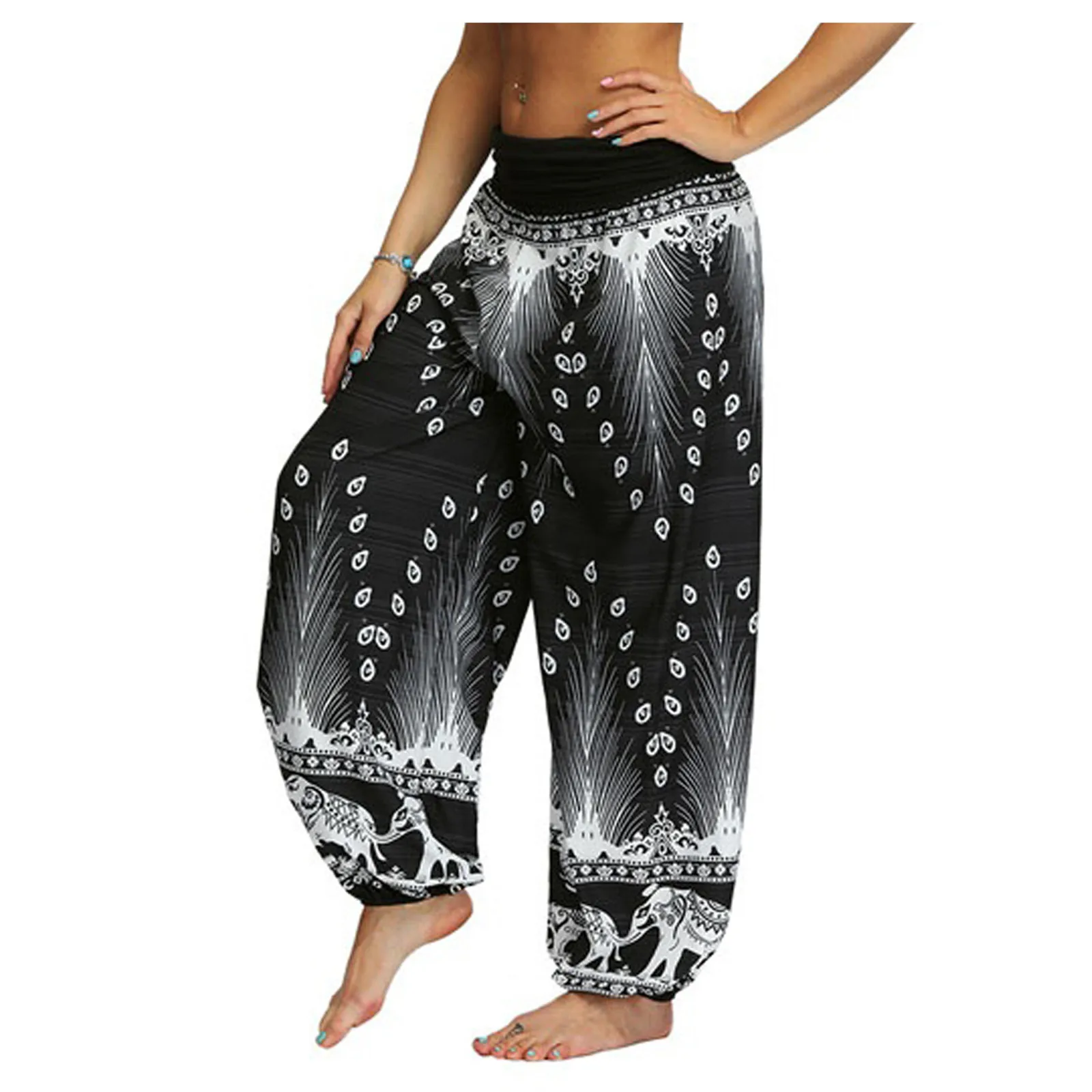 Men's And Women's Loose Crotch Pants Retro Printed Jumpsuit Yoga Pants
Men's And Women's Loose Crotch Pants Retro Printed Jumpsuit Yoga Pants