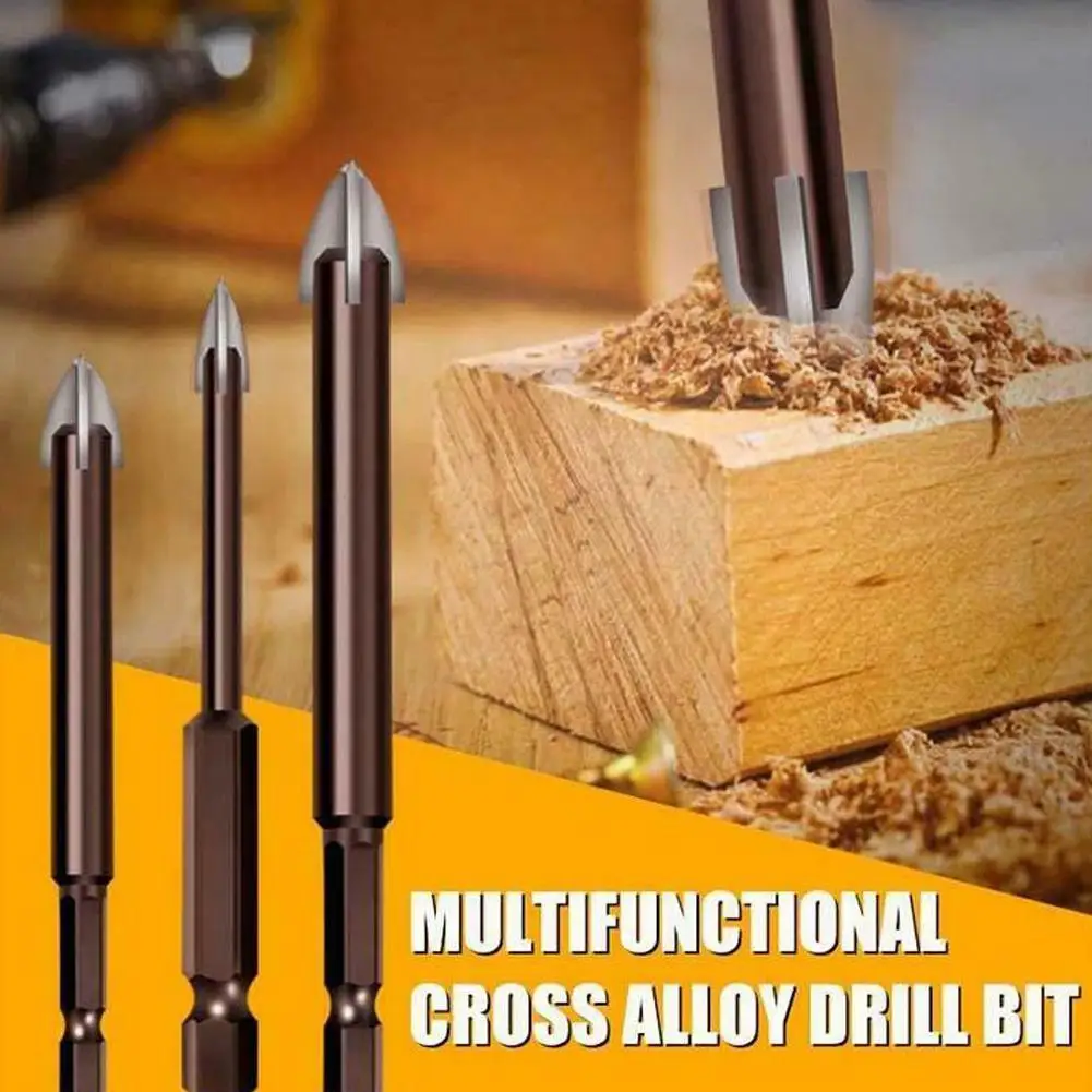 5pcs Triangle Drill Bits Set Multifunctional Cross Triangle Drill Tip for Glass Ceramic Concrete Cement Hole Opener 3/4/5/6/8mm
5pcs Triangle Drill Bits Set Multifunctional Cross Triangle Drill Tip for Glass Ceramic Concrete Cement Hole Opener 3/4/5/6/8mm