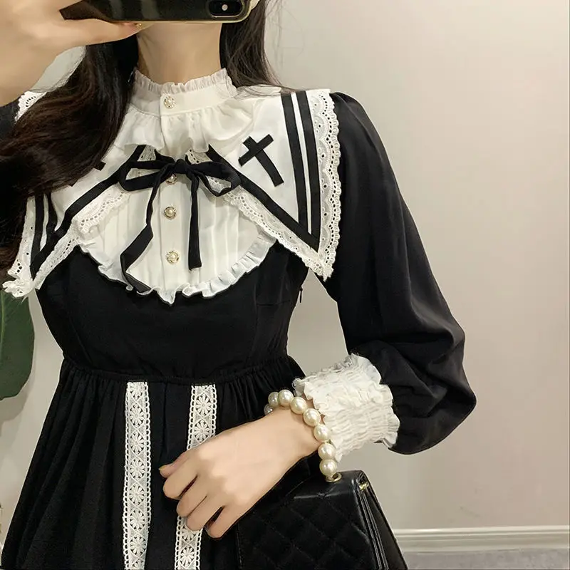 Hepburn Style Lolita Maid Elegant Princess Dress Kawaii Gothic Vintage Halloween Costumes For Women Anime Cosplay Performance
Hepburn Style Lolita Maid Elegant Princess Dress Kawaii Gothic Vintage Halloween Costumes For Women Anime Cosplay Performance