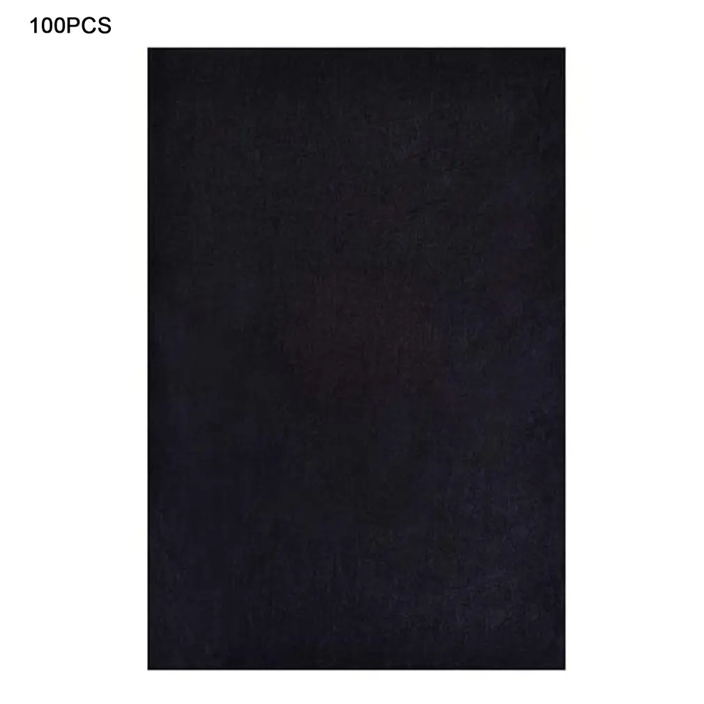 100pcs A4 Carbon Paper Carbon Thermal Transfer Paper Erasable Tracing Paper Durable Carbon Paper For Wood Paper Canvas
100pcs A4 Carbon Paper Carbon Thermal Transfer Paper Erasable Tracing Paper Durable Carbon Paper For Wood Paper Canvas