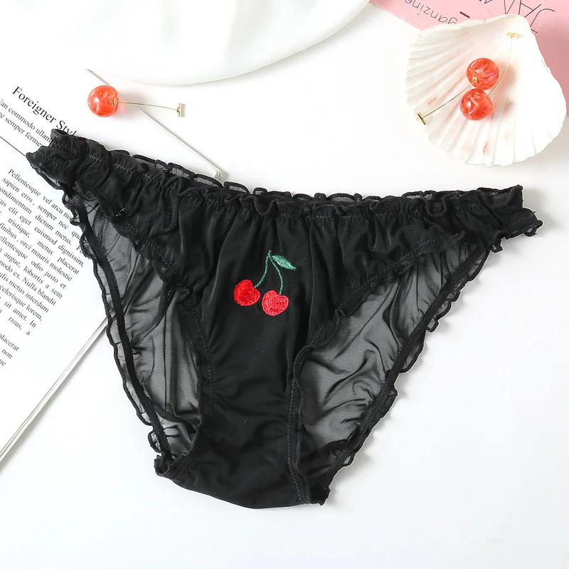 Women's Fashion New Women Underwear Autumn Winter Sexy Mesh Retro Breathable Low Waist Fruit Print Comfortable Underwear Ladies
Women's Fashion New Women Underwear Autumn Winter Sexy Mesh Retro Breathable Low Waist Fruit Print Comfortable Underwear Ladies