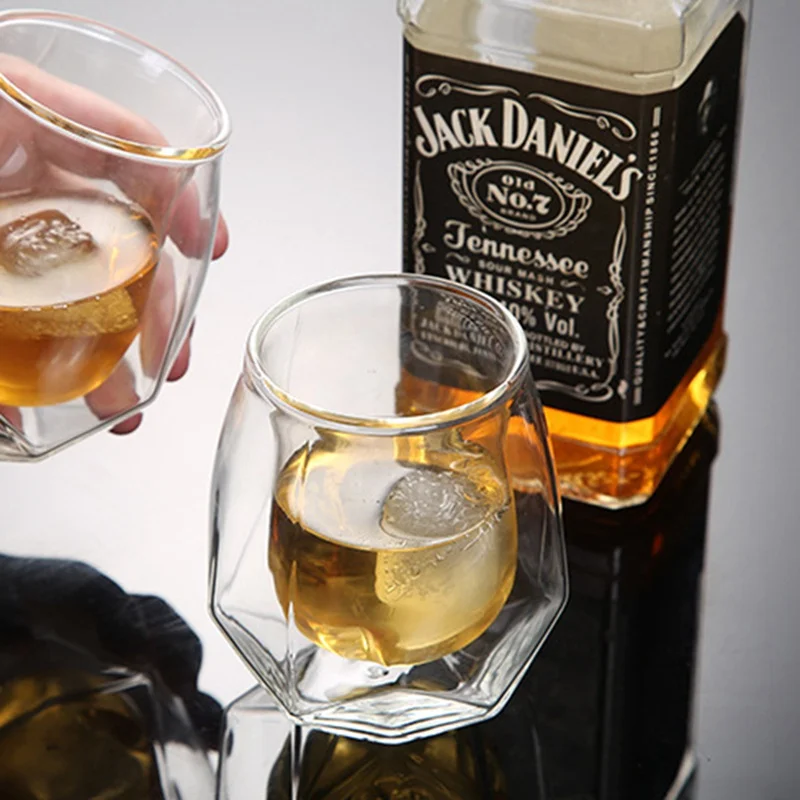 2pcs/set Double Transparent Glass Champagne Beer Whiskey Vodka Wine Water Cocktail Wine Glasses Coffee Milk Mugs 
2pcs/set Double Transparent Glass Champagne Beer Whiskey Vodka Wine Water Cocktail Wine Glasses Coffee Milk Mugs