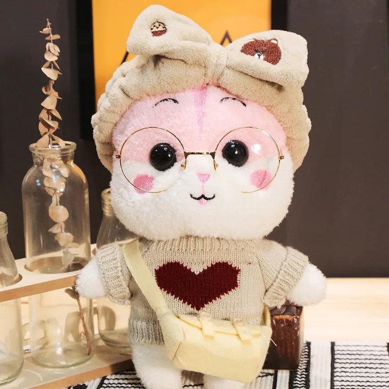 30cm cute LaLafanfan White Hamster plush toy creative stuffed Hamster soft doll animal dolls baby toys birthday gift for girl
30cm cute LaLafanfan White Hamster plush toy creative stuffed Hamster soft doll animal dolls baby toys birthday gift for girl