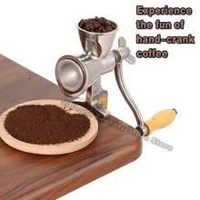 304 stainless steel grinding machine Grinder Manual cocoa bean mill Whole grains and pepper grinder Spice grinder