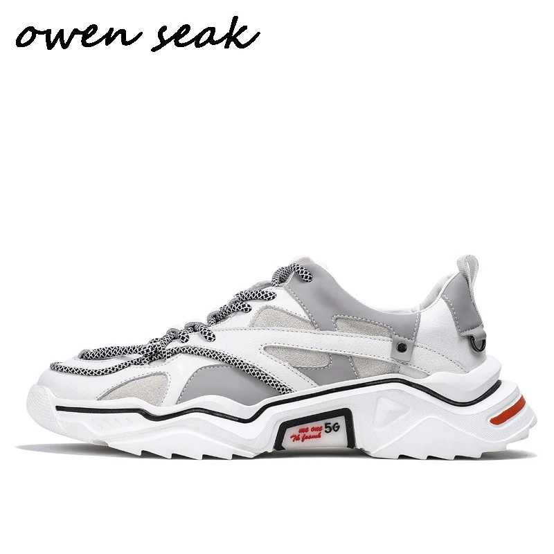 Owen Seak Men Casual Shoes Luxury Trainers Cow Leather Lace-Up Shoes Summer Flat Men Loafers Fashion Sneakers Black Shoes
Owen Seak Men Casual Shoes Luxury Trainers Cow Leather Lace-Up Shoes Summer Flat Men Loafers Fashion Sneakers Black Shoes