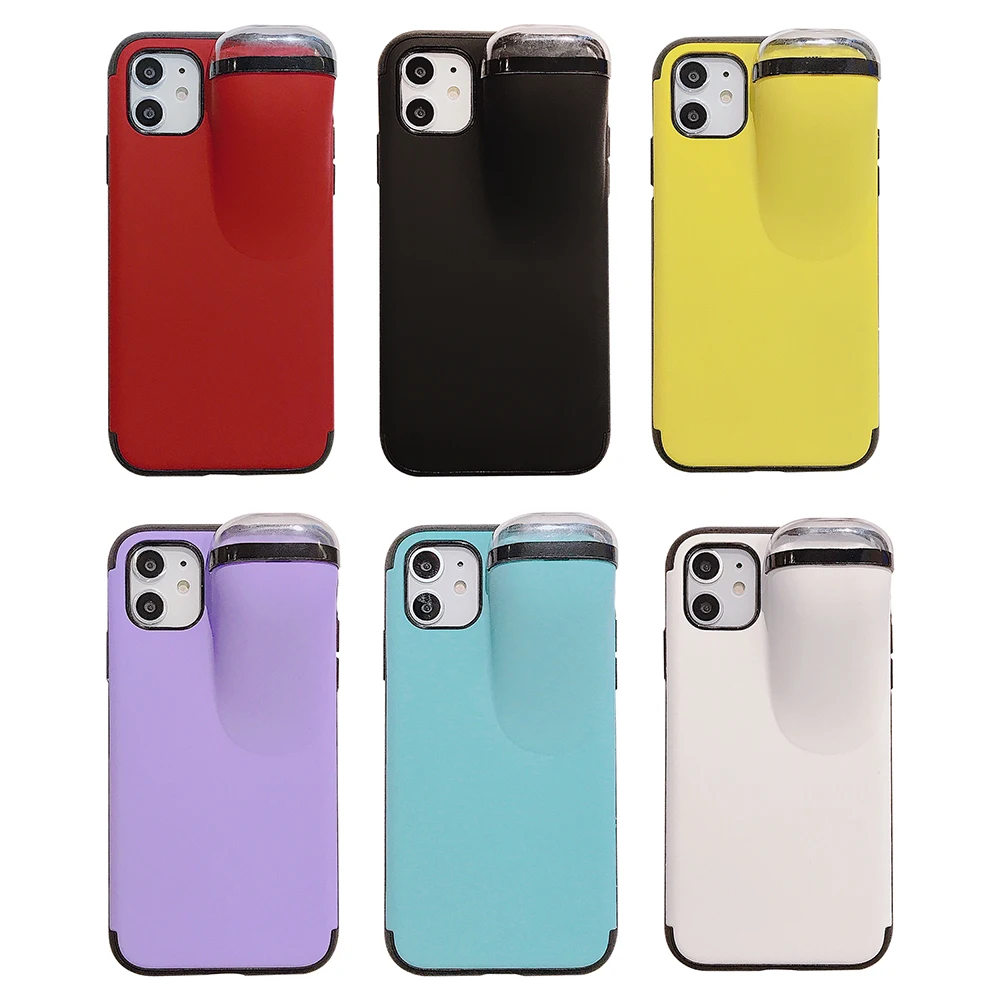 Карамельный цвет 2 в 1 чехол для телефона на iPhone 11 Pro XS Max XR X 10 PC s Coque беспроводные