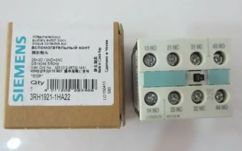 3RH1921-1HA22 3RH19 21-1HA22 Новый Сименс вспомогательный контакт Бесплатная доставка |