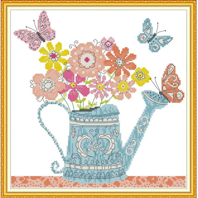 Joy Sunday,Flower Pot,cross stitch embroidery kit,Needlework counted cross-stitch patterns,Flower pattern cross stitch kit
Joy Sunday,Flower Pot,cross stitch embroidery kit,Needlework counted cross-stitch patterns,Flower pattern cross stitch kit