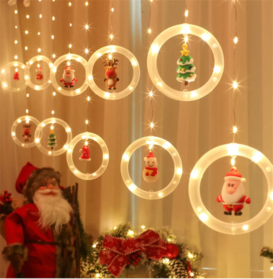 USB Powered 3X0.5M Curtain Icicle String Light Christmas Snowman Elk Garland Fairy Decoration for Bedroom,Window,Party,New Year
USB Powered 3X0.5M Curtain Icicle String Light Christmas Snowman Elk Garland Fairy Decoration for Bedroom,Window,Party,New Year