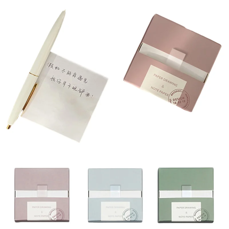 Portable Sticky Notes Minimalist Sticky Note Self-stick Note Memo Pad Planner 7.8x7.8cm 100 Sheet/pad Stationery School Supplies
Portable Sticky Notes Minimalist Sticky Note Self-stick Note Memo Pad Planner 7.8x7.8cm 100 Sheet/pad Stationery School Supplies