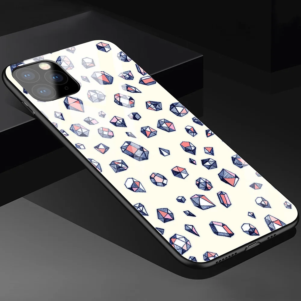 Fashion Diamond Phone Case For iPhone 12 Pro XS Max XR 7 8 6 Plus 6S Soft TPU Back Cover For iPhone 11 SE 2020 Glass Cover Funda
Fashion Diamond Phone Case For iPhone 12 Pro XS Max XR 7 8 6 Plus 6S Soft TPU Back Cover For iPhone 11 SE 2020 Glass Cover Funda