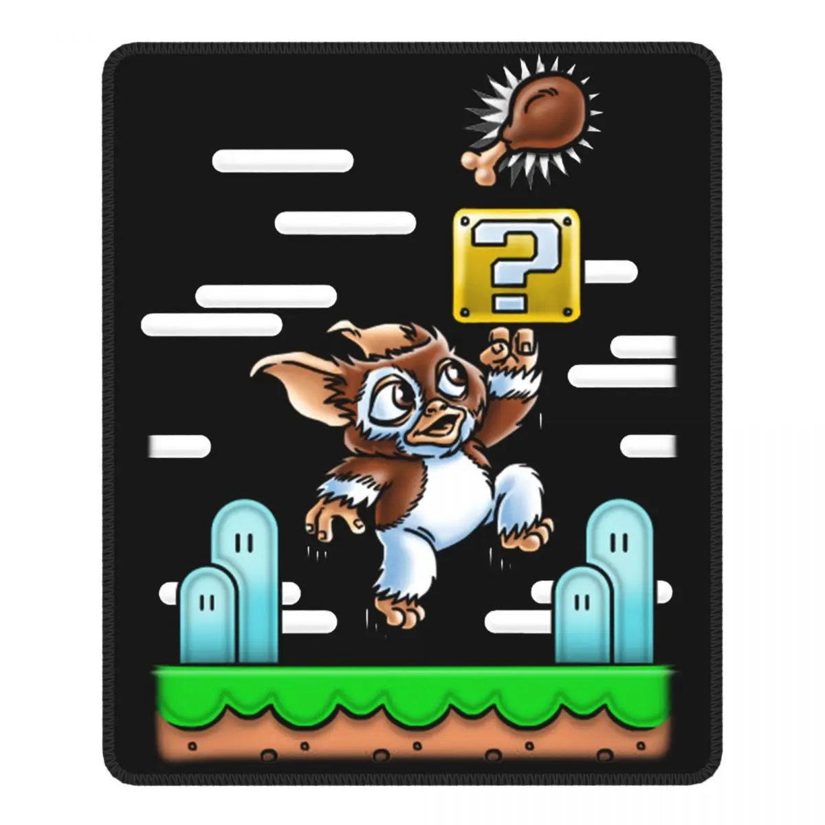 Супер Gizmo Bros Прохладный Мышь Pad Gremlins Монстр Gremlin 80s ужас Рождество фильм резиновая
