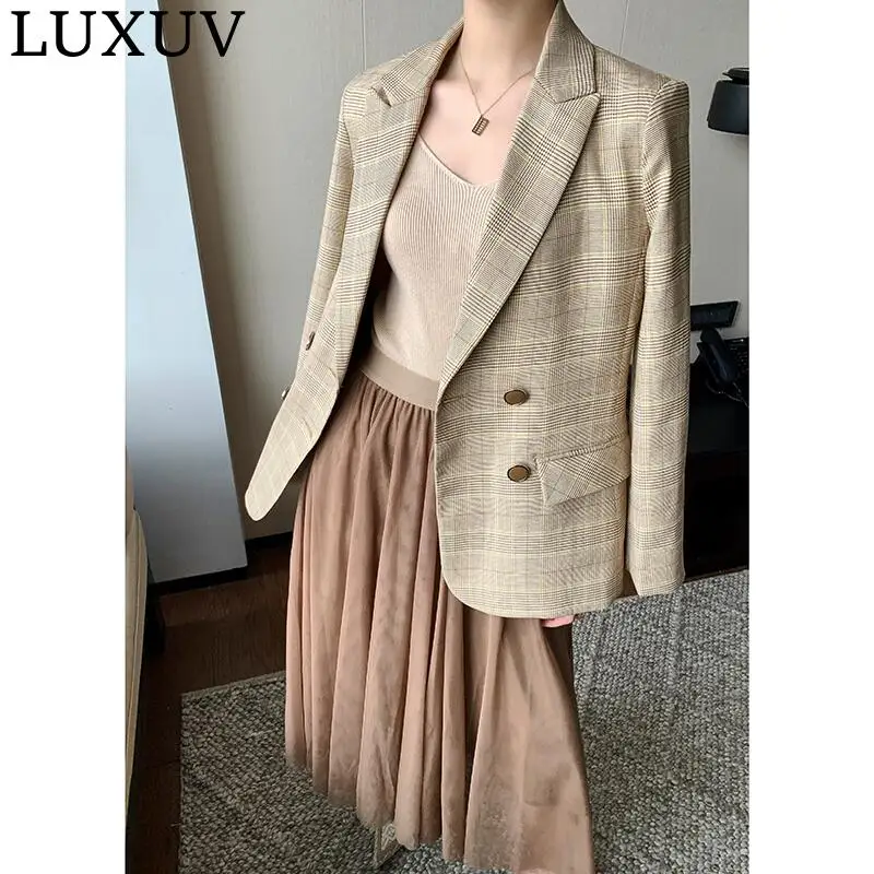 LUXUV Women's Jacket Summer Blazer LightWeight Coat Office Female Suit Oversize for Ladies 2021 Semiformal Clothes Loose Outwear
LUXUV Women's Jacket Summer Blazer LightWeight Coat Office Female Suit Oversize for Ladies 2021 Semiformal Clothes Loose Outwear