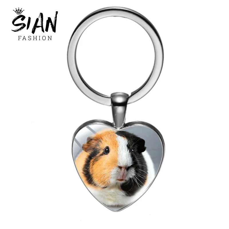 SIAN Guinea Pig Keychains Trendy Metal Chain Heart Pendant Key Chian Ring Crystal Alloy Car Keyring Gifts For Children Jewelry
SIAN Guinea Pig Keychains Trendy Metal Chain Heart Pendant Key Chian Ring Crystal Alloy Car Keyring Gifts For Children Jewelry