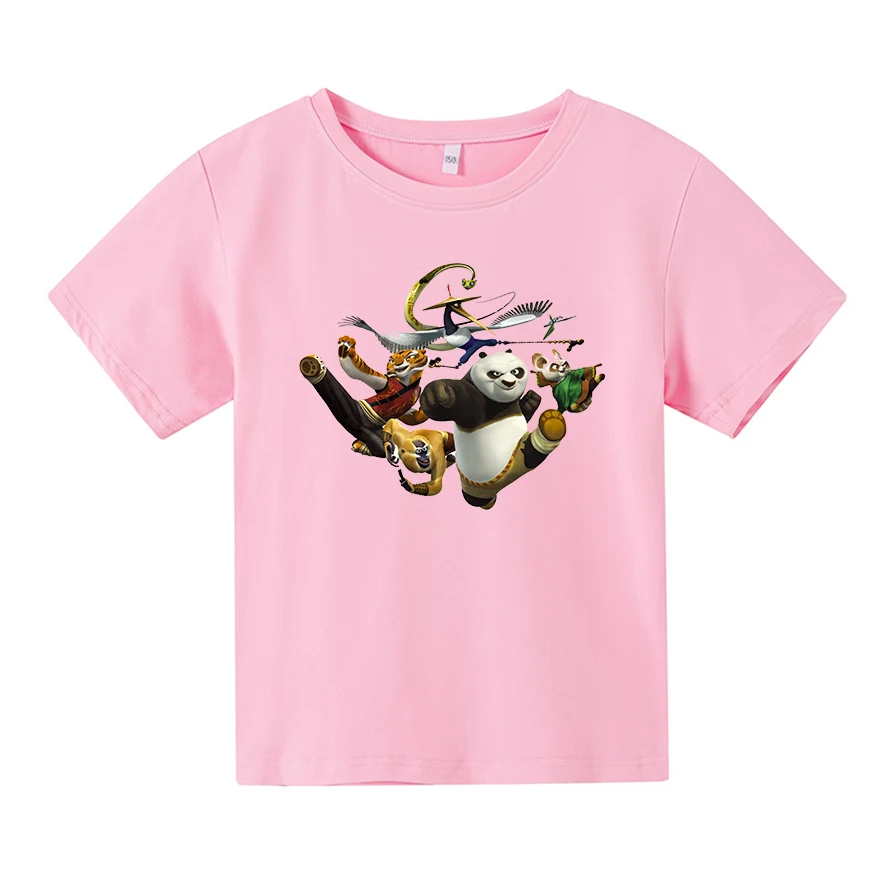Funny Animation Kung Fu Panda Printed T-shirt Sweatshirts For Boys Toddler Girl Clothes Summer Containing Cotton Round Neck Tops 
Funny Animation Kung Fu Panda Printed T-shirt Sweatshirts For Boys Toddler Girl Clothes Summer Containing Cotton Round Neck Tops