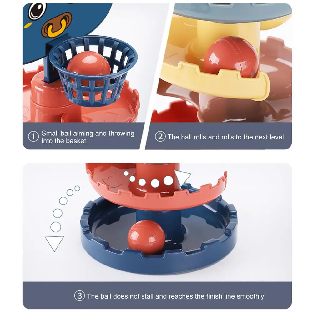 Baby Stacking Cup Ring Game Orbital Spinning Tower Rolling Ball Multiple Color Matching Early Education Children's The Best Toy
Baby Stacking Cup Ring Game Orbital Spinning Tower Rolling Ball Multiple Color Matching Early Education Children's The Best Toy